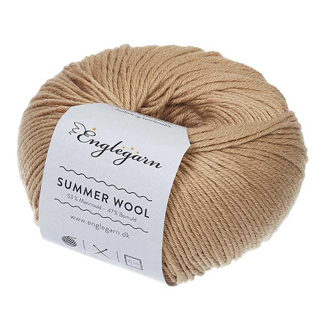 Englegarn Summer Wool Cottonwool garn til mm