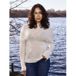 Rib &amp; Flow Sweater - strikkeopskrift