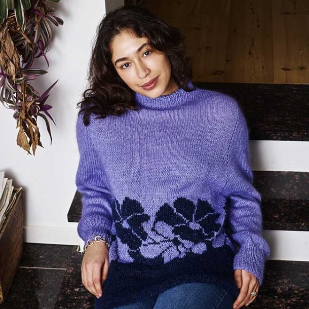 Blossom Sweater - garnkit str. XS/S