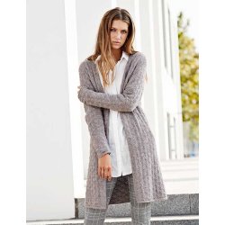 Brokade Jakke - strikkeopskrift 