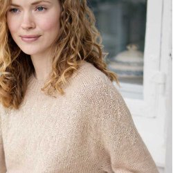 Camille Sweater Glamour - strikkeopskrift