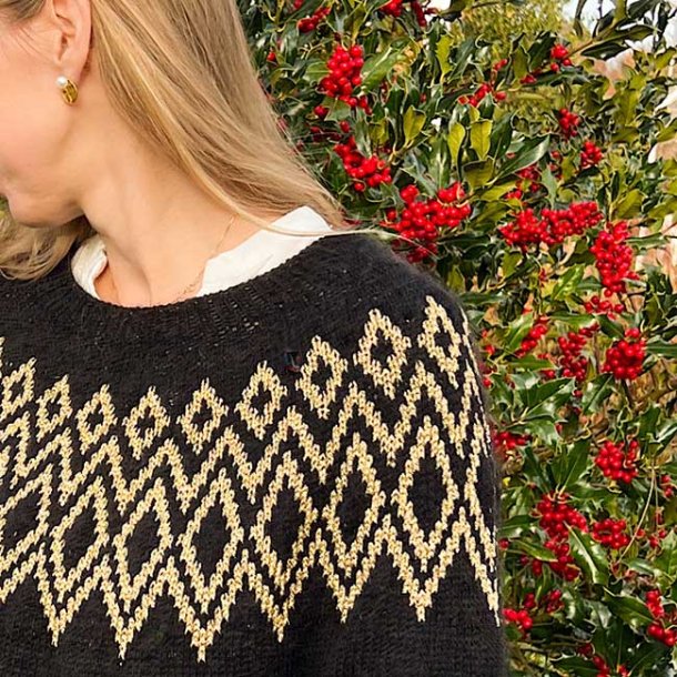 Camille Sweater Glamour - strikkeopskrift