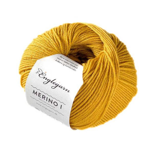 Englegarn Merino I Mustard Yellow 286 175 - 200 m 2-3 mm 24-26 m