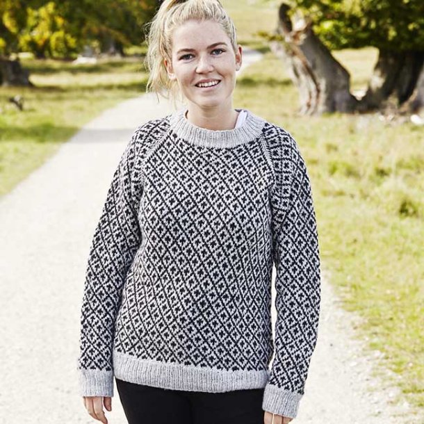 Frsk Sweater Dame - strikkeopskrift 