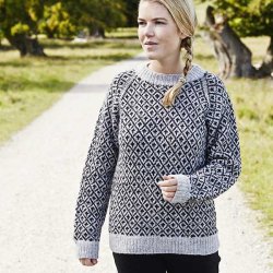 Frsk Sweater Dame - strikkeopskrift 