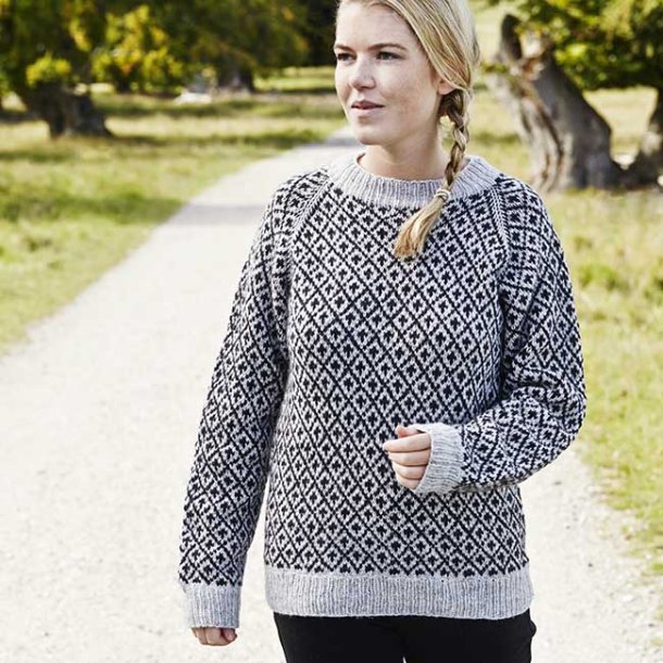 Frsk Sweater Dame - strikkeopskrift 