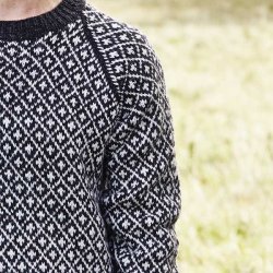 Frsk Sweater Herre - strikkeopskrift 