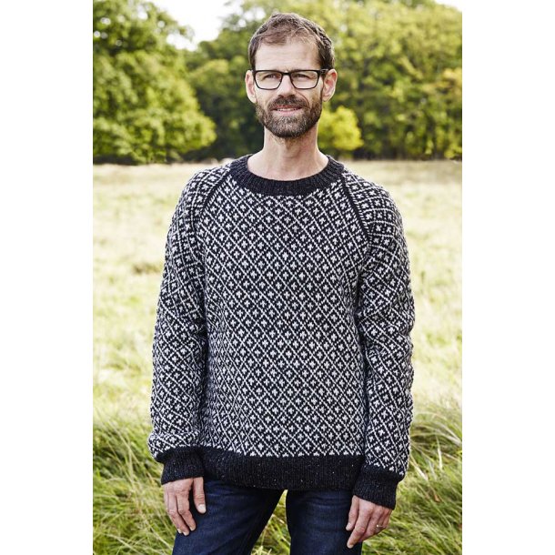 Frsk Sweater Herre - strikkeopskrift 