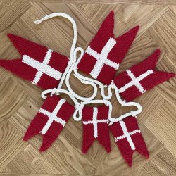 Flagranke - strikkeopskrift