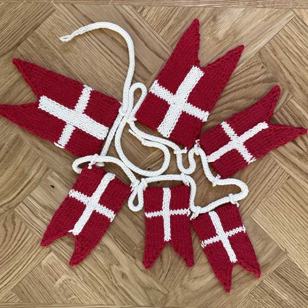 Flagranke - strikkeopskrift