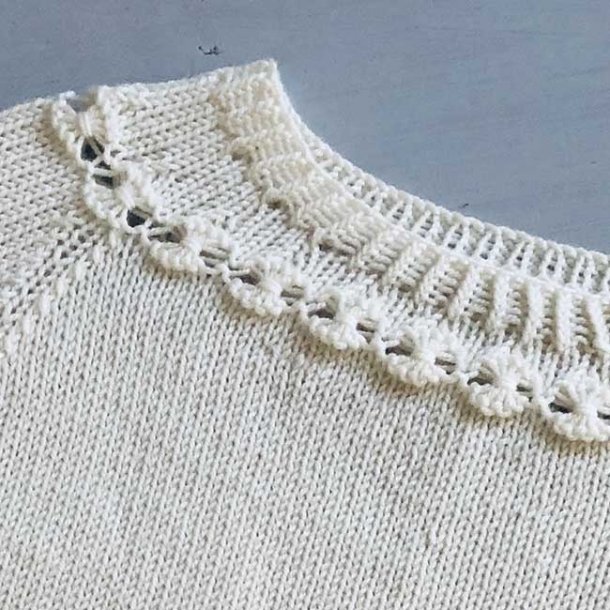 Fleur Bluse - strikkeopskrift 