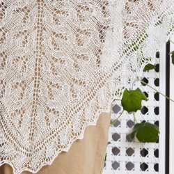 Gaia Sjal - strikkeopskrift 