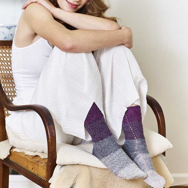 Iris strmper med japansk mnster - strikkeopskrift download