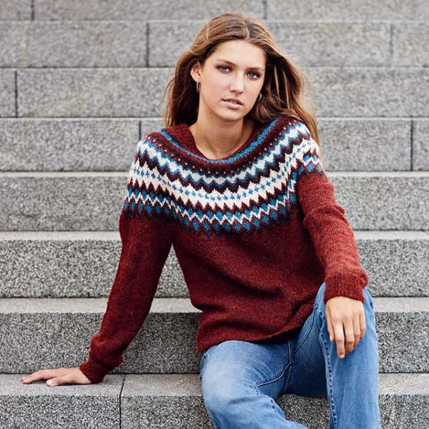 Isolda Sweater - strikkeopskrift download