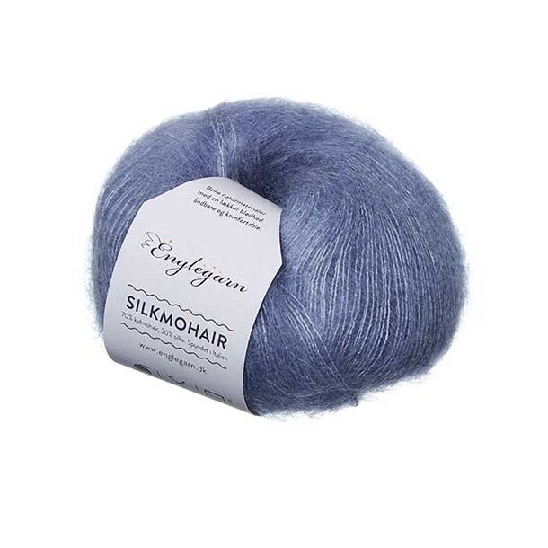 Englegarn Silkmohair Lavender Blue 034g 200 - 250 m 3½-4½ mm 22 - 24 m