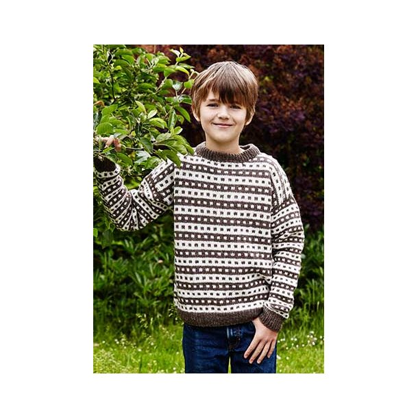Ragnar sweater til 2-12 år strikkeopskrift