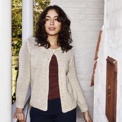 Lin Cardigan - strikkeopskrift download