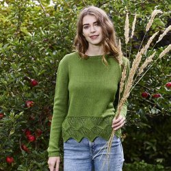 Madeira Bluse - strikkopskrift til download