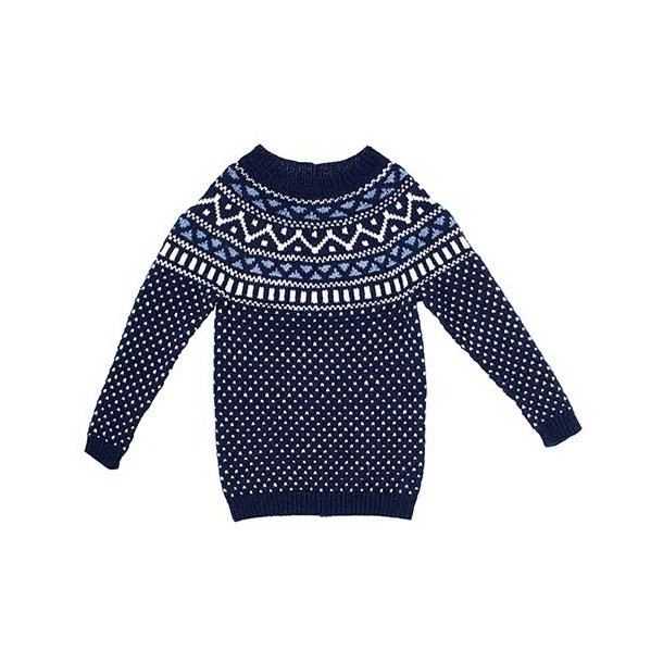 akse international skål Retro Sweater - islandsk børnesweater strikkeopskrift 6 år