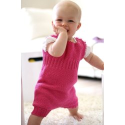 Roselil Sparkedragt - strikkeopskrift til download