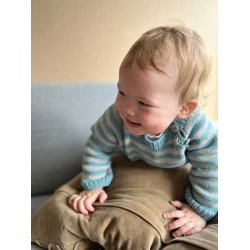 Sommer Striber - strikkeopskrift til download 0 - 3 r