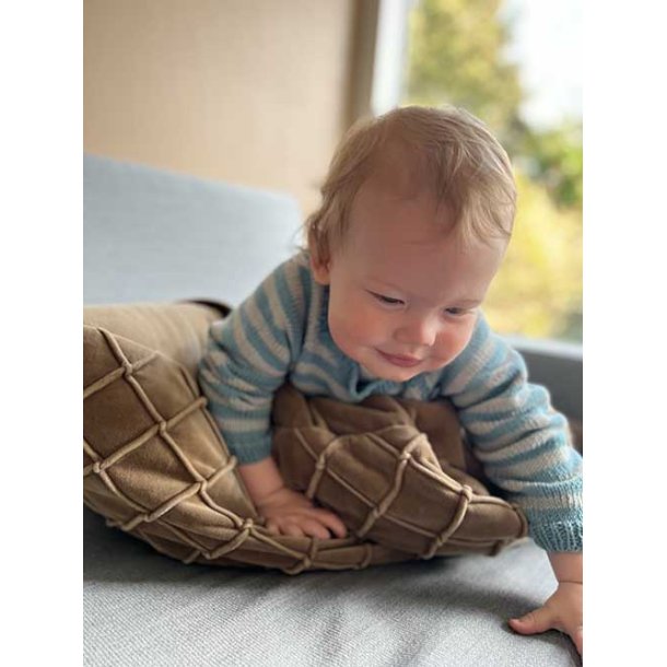 Sommer Striber - strikkeopskrift til download 0 - 3 r