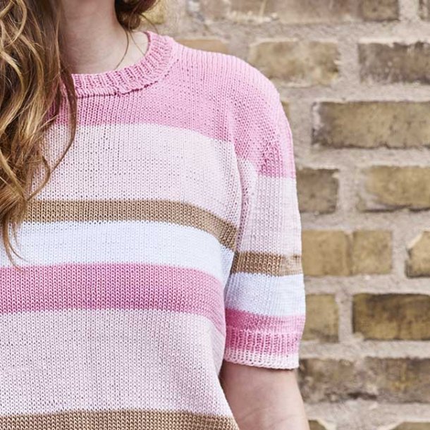 Summertime Tee - strikkeopskrift 