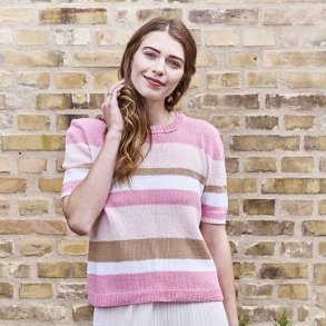 Summertime Tee - strikkeopskrift 