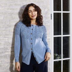 Sea Shell Cardigan - strikkeopskrift 