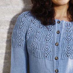 Sea Shell Cardigan - strikkeopskrift 