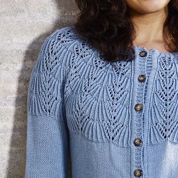 Sea Shell Cardigan - strikkeopskrift 