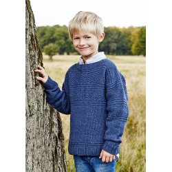 Smandssweater Junior - strikkeopskrift 