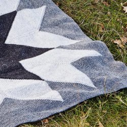 Stjernetppe Strikkeopskrift til download