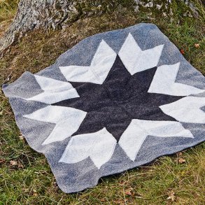 Stjernetppe Strikkeopskrift til download