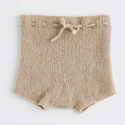 Retstrikkede Babybukser - strikkeopskrift til download