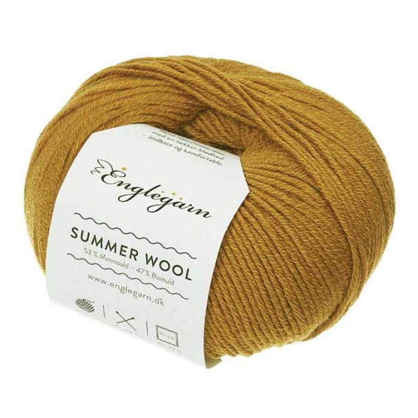 Ekstrem fattigdom bestyrelse Frivillig Englegarn Summer Wool Cottonwool garn til pinde 3½-4½ mm