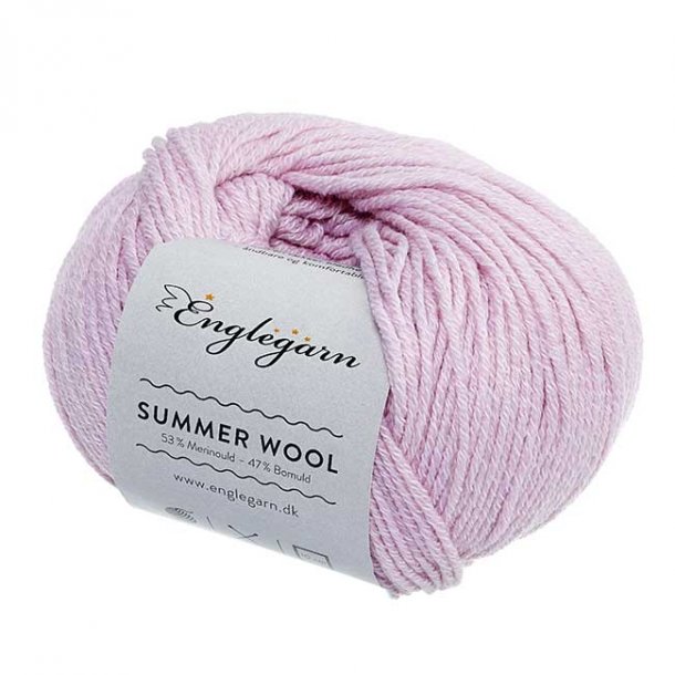 Englegarn Summer Wool Primrose Pink 532 125 - 150 m 3-4 mm 20 - 22 m