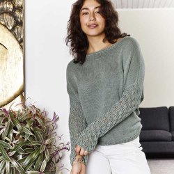 Summer Leaf Sweater - strikkeopskrift