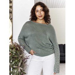 Summer Leaf Sweater - strikkeopskrift