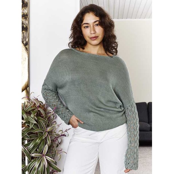 Summer Leaf Sweater - strikkeopskrift