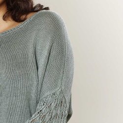 Summer Leaf Sweater - strikkeopskrift