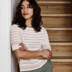 Sunny Day Tee - strikkeopskrift