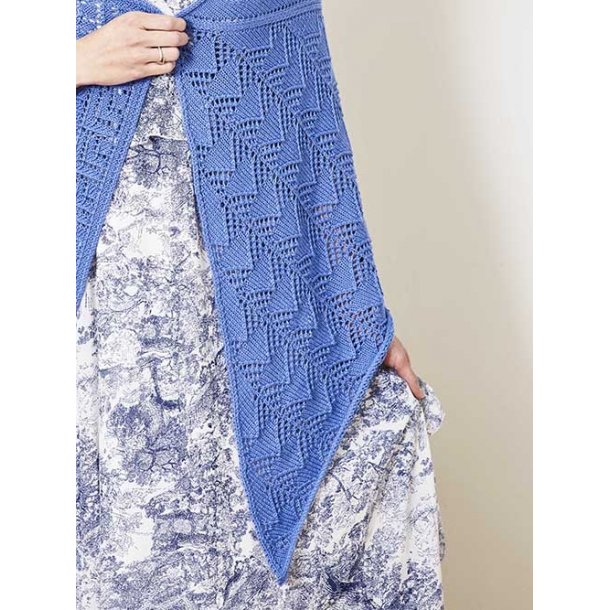 Trio Sjalet - strikkeopskrift