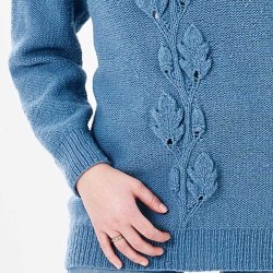 Vine Leaf Sweater - Strikkeopskrift 