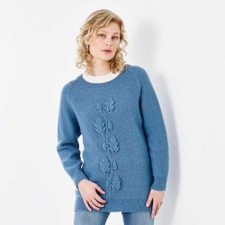 Vine Leaf Sweater - Strikkeopskrift 
