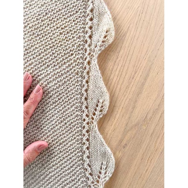 Bladranke Trklde - strikkeopskrift i cashmere