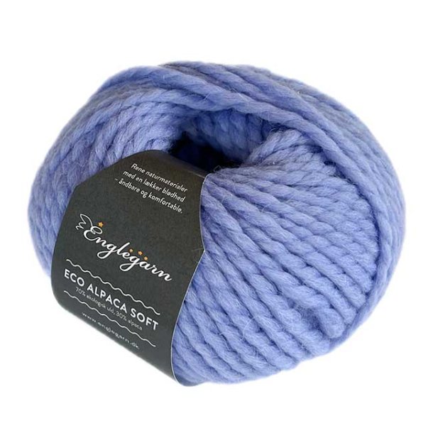 Englegarn Eco Alpaca Soft Lavender Blue 054 50 - 75 m 7-8 mm 10 - 12 m