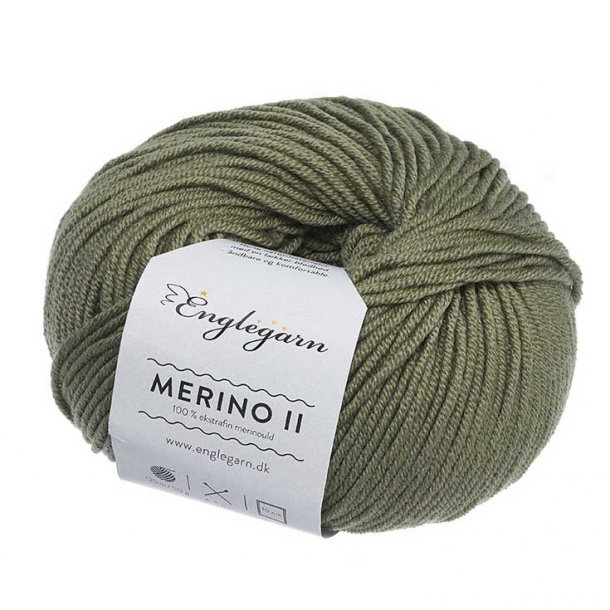 Englegarn Merino II Green Tea 569 125 - 150 m 3½-4½ mm 18 - 20 m