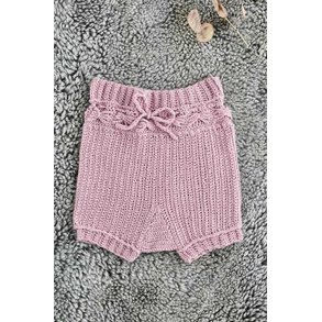 Hklede Babybukser med bort - hkleopskrift