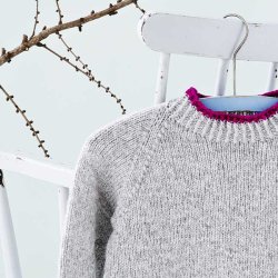 Brne Raglansweater - strikkeopskrift